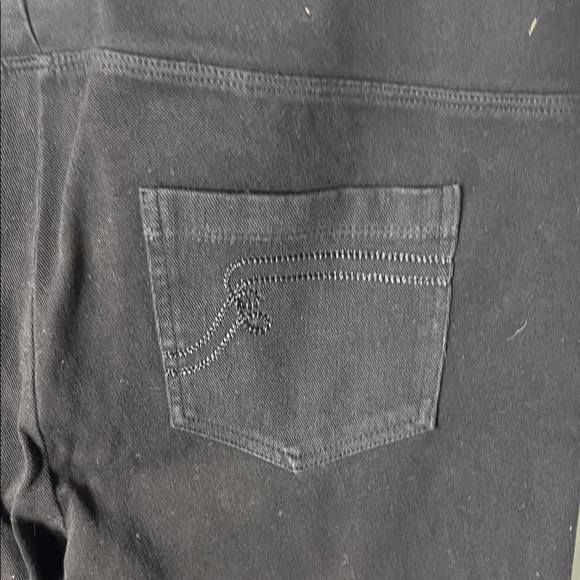 Women with Control Black Boot Cut Pants - Picture 3 of 3